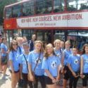 Girls volleyball team heads out on UK  bus trip