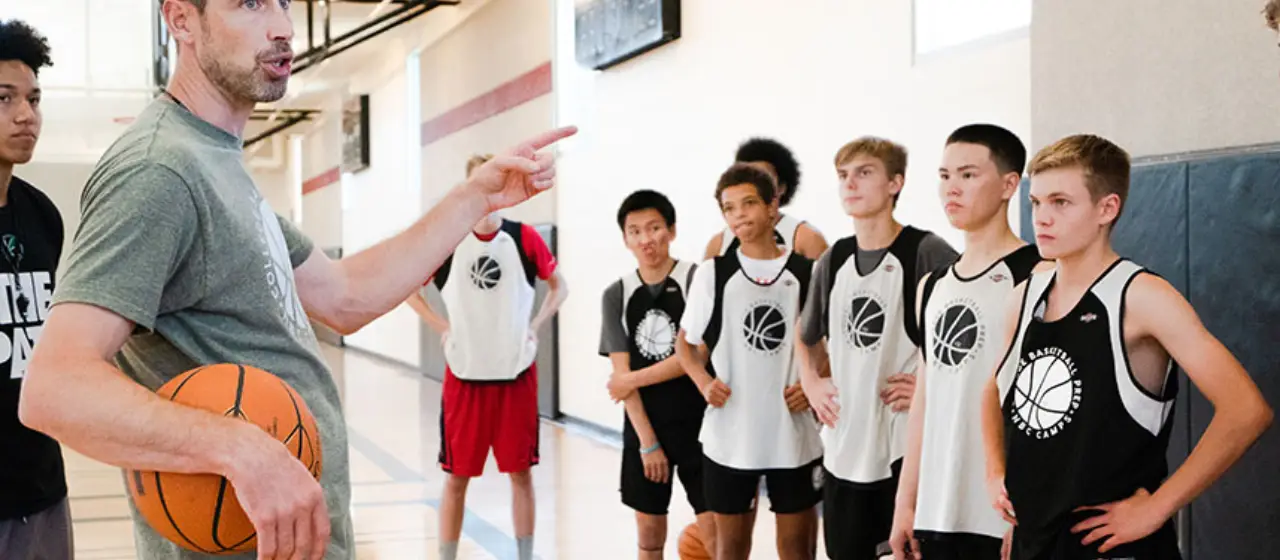 Boys All-Star players get coaching instruction at NBC Basketball Camps