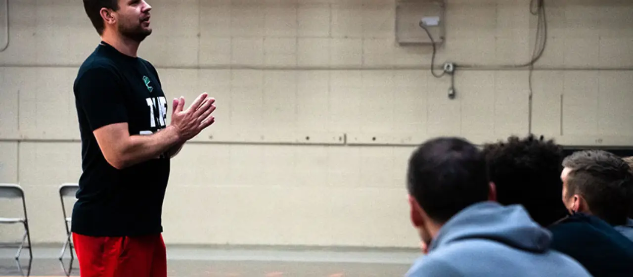 Coach outlines camp expectations at college prep camp