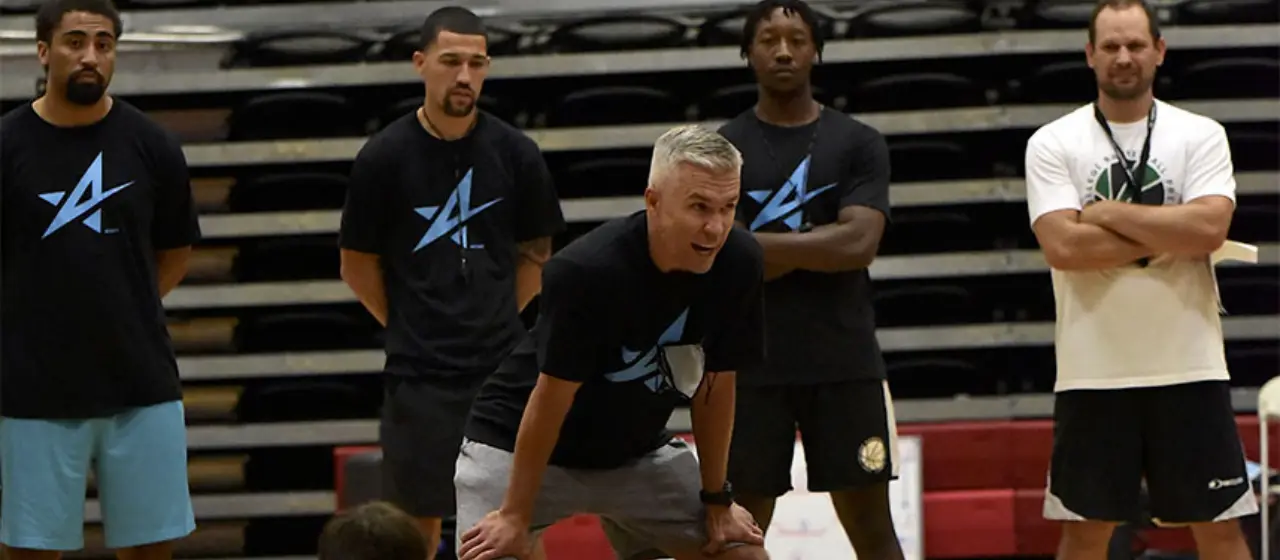 Coach provides directions for the expectations for NBC's college basketball prep camp.