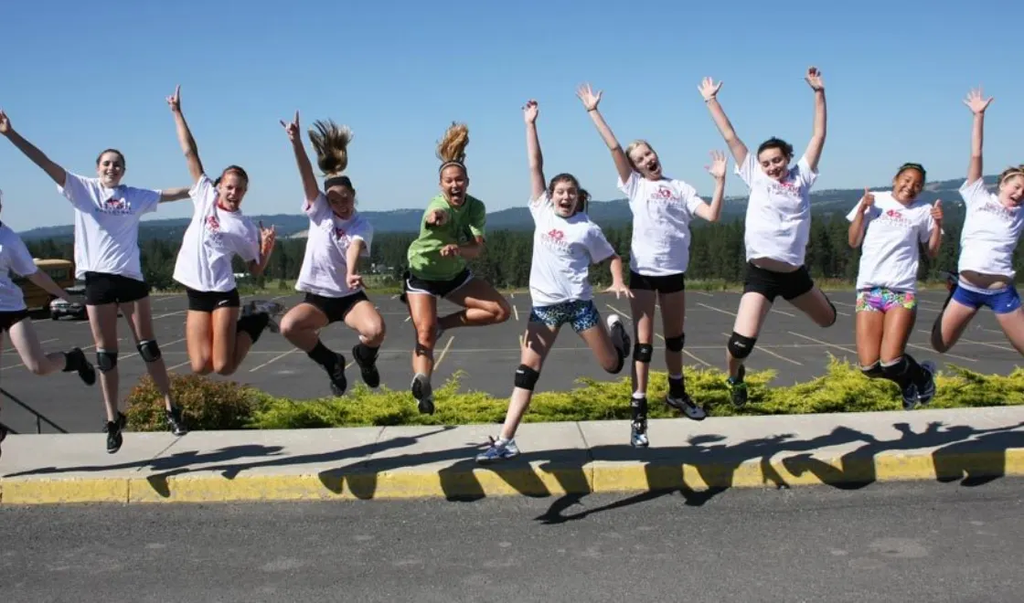 Nbc volleyball camps having fun2