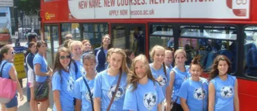 Girls volleyball team heads out on UK  bus trip