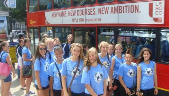 Girls volleyball team heads out on UK  bus trip