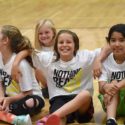Campers having fun at Basketball Junior Camps designed to help younger athletes make big changes in their skills.
