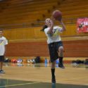 Basketball junior layup girl