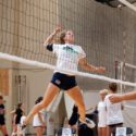 NBC Volleyball practices hitting