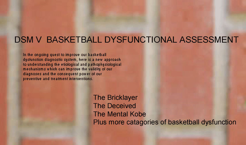 Nbc dsm v basketball dysfunction