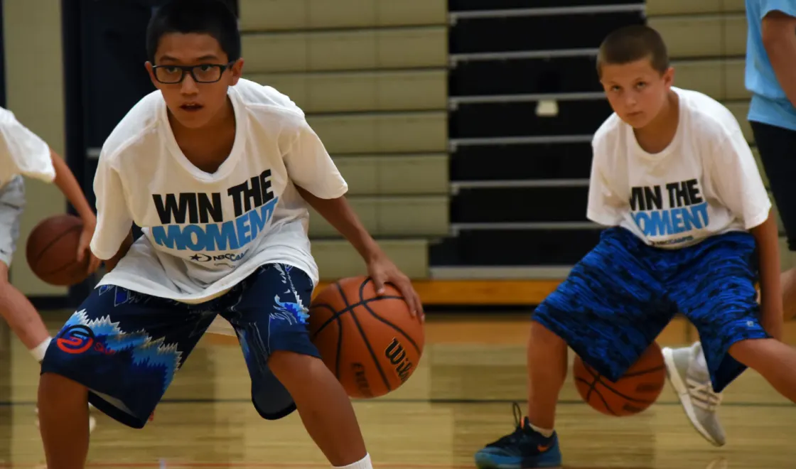 Basketball young players