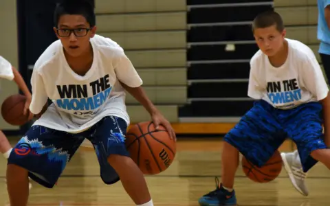 Basketball young players