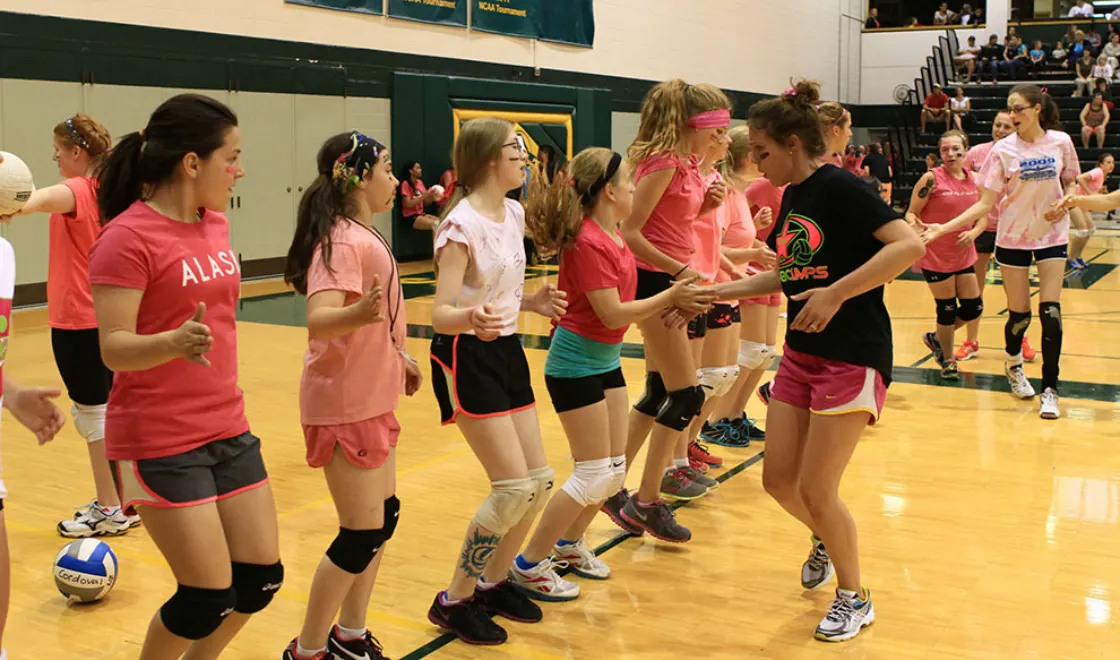 Youth sports anchorage alaska nbccamps volleyball camp girls