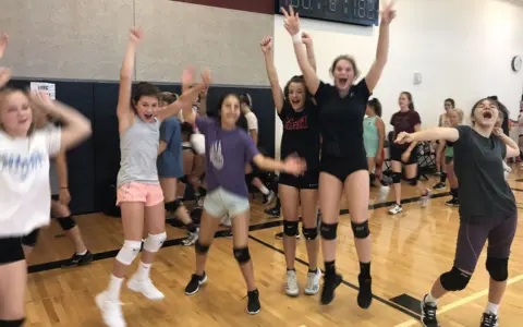 Summer volleyball camp girls volleyball nbccamps volleyball
